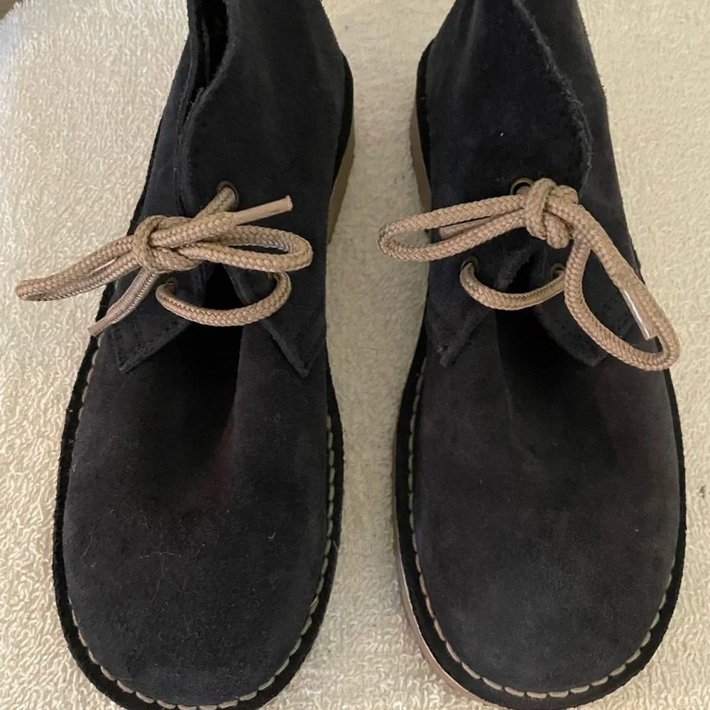 Roamers Genuine Suede Leather Chukka Desert Lace Up Shoes Navy Blue Mens: 4